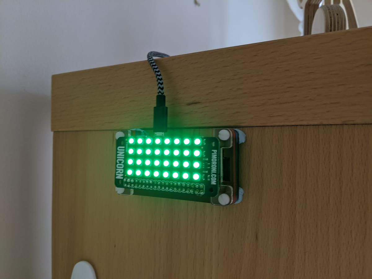 A Homemade Webex Teams Status Light